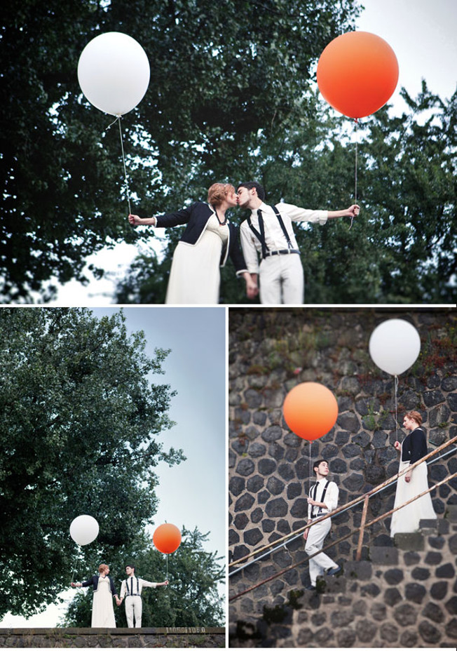 Hochzeit-schwarz-weiß-blog-jennadores-vanessa-und-vitor-farbkonzept-wedding-black-and-white-dresscode-porträts-orange-Ballon-collage